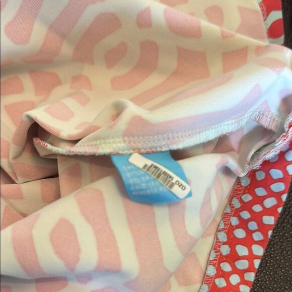 J. McLaughlin Coral and Seafoam Catalina Patterned Beach Cover Up Tunic size M - Picture 5 of 10